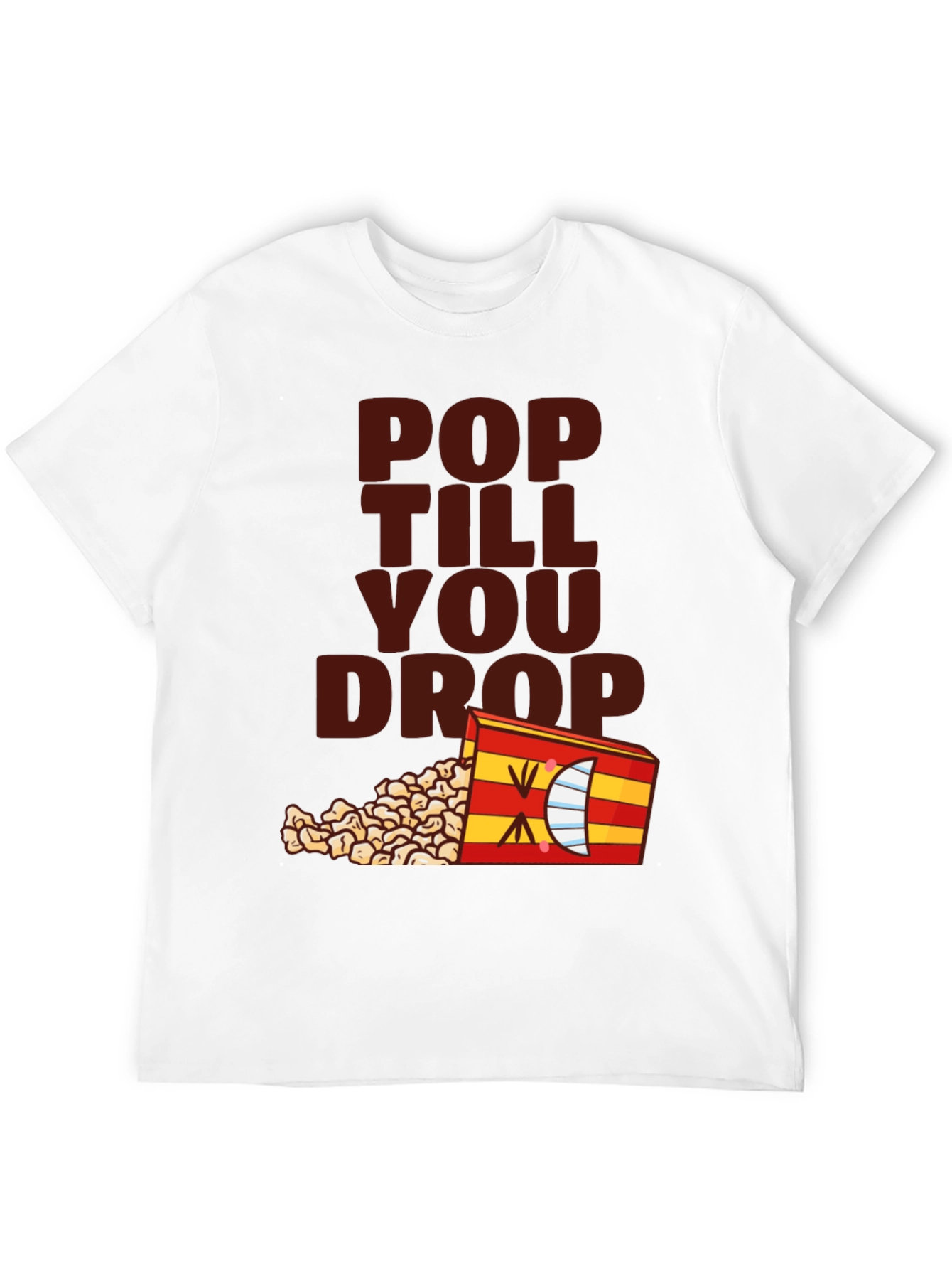 Pop Till You Drop T-Shirt - Black Novelty Tee