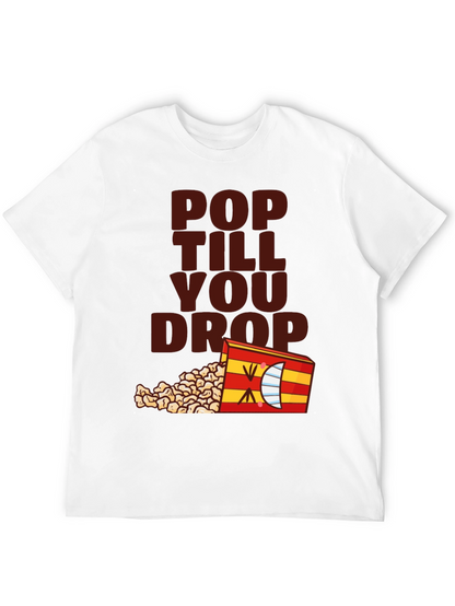 Pop Till You Drop T-Shirt - Black Novelty Tee