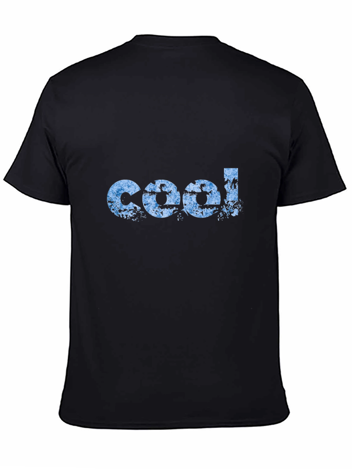 Cool Graphic Print Black T-Shirt