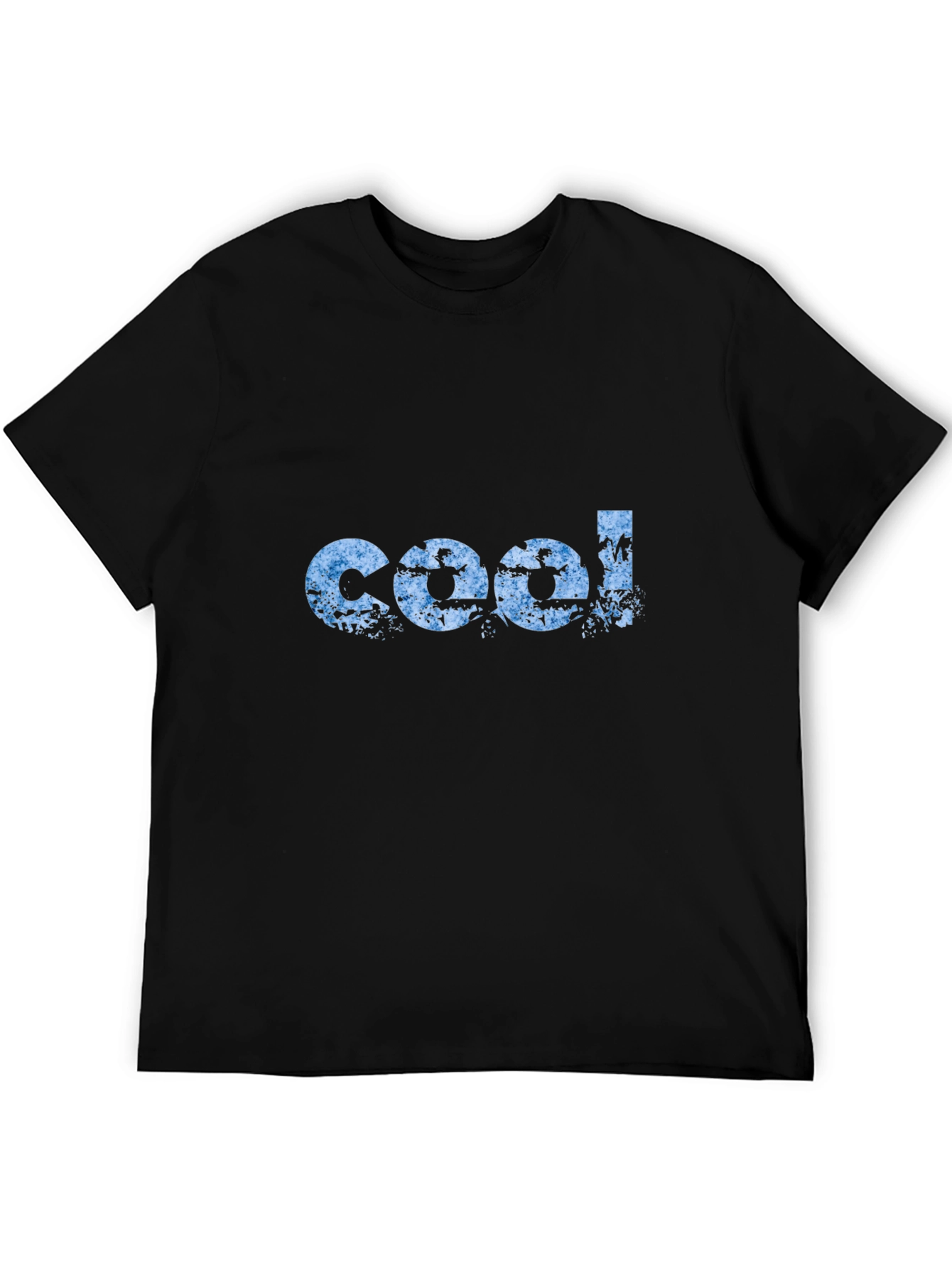 Cool Graphic Print Black T-Shirt
