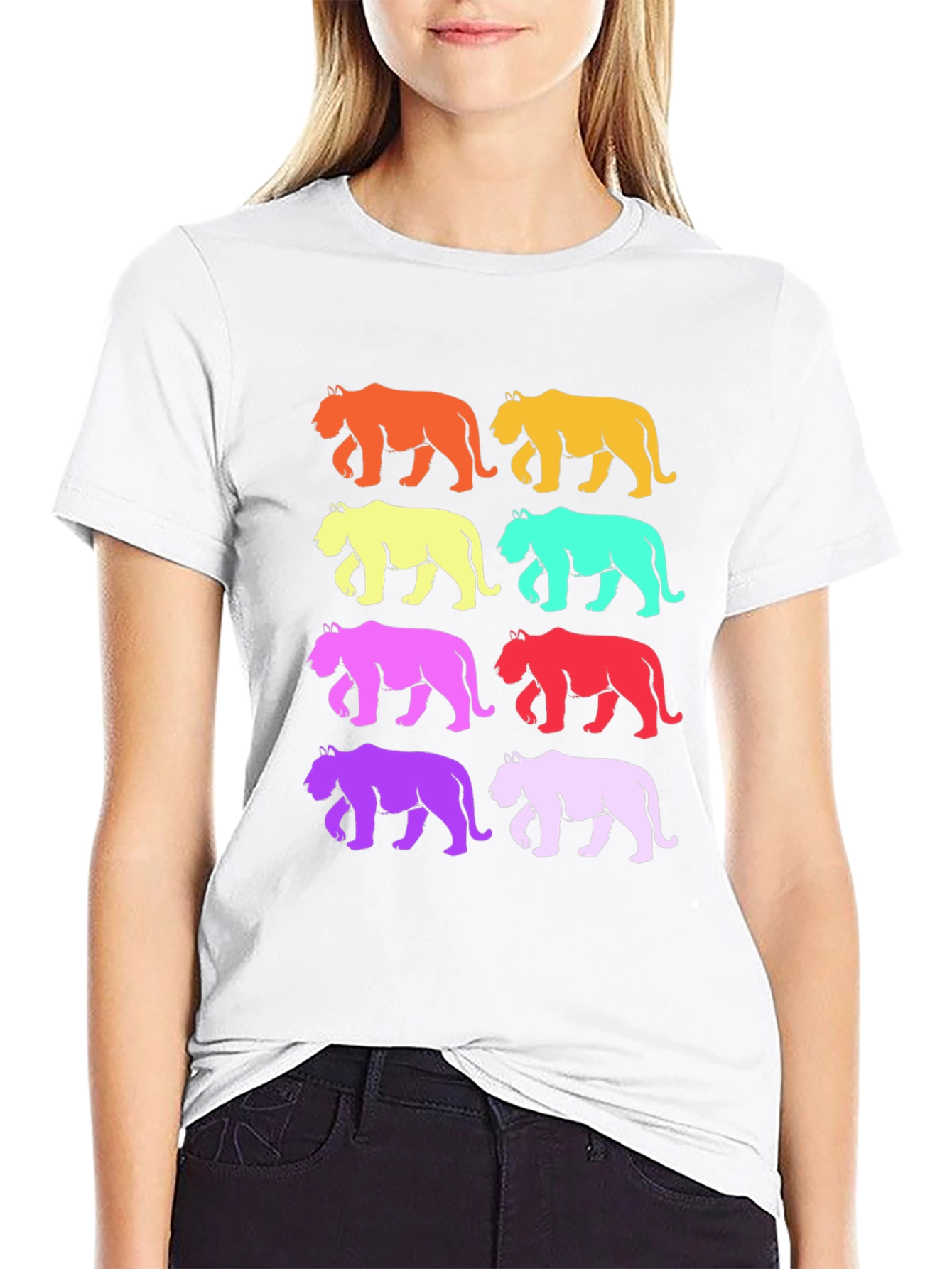 Retro Tiger Graphic T-Shirt