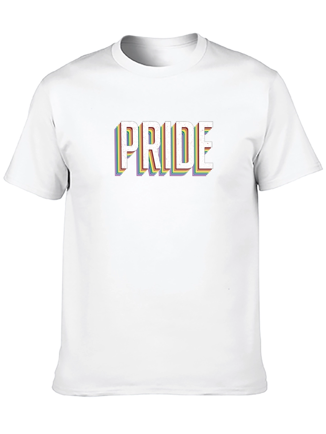 Pride Rainbow Graphic Tee - Black LGBTQ Shirt