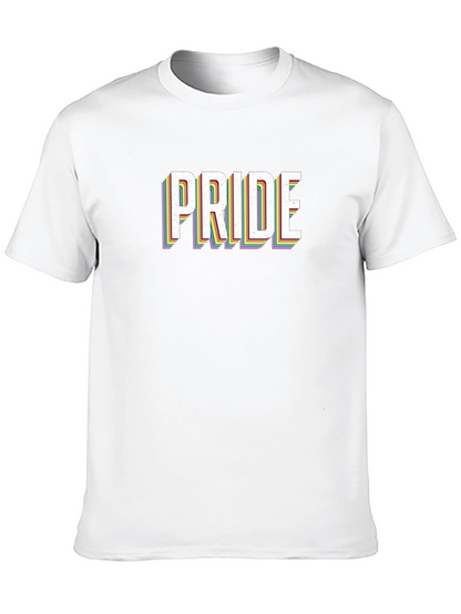 Pride Rainbow Graphic Tee - Black LGBTQ Shirt