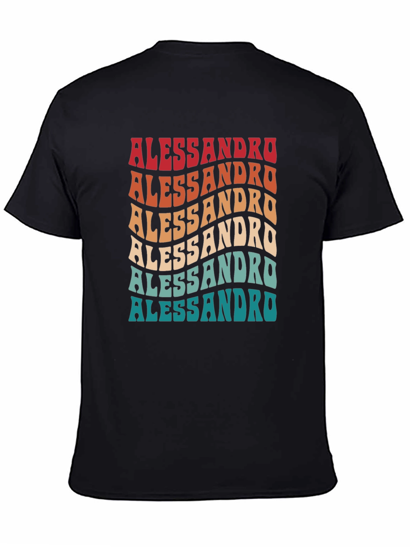 Retro Alessandro Name Tee - Cool Personalized Gift!