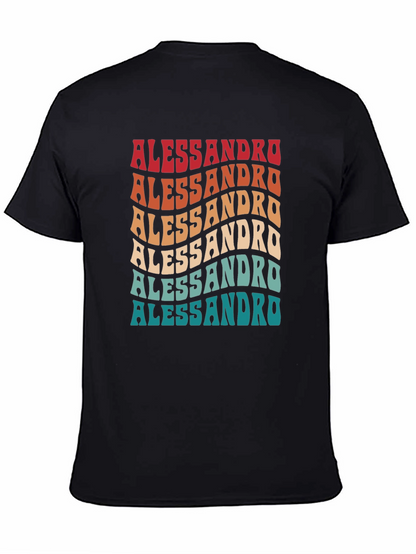 Retro Alessandro Name Tee - Cool Personalized Gift!
