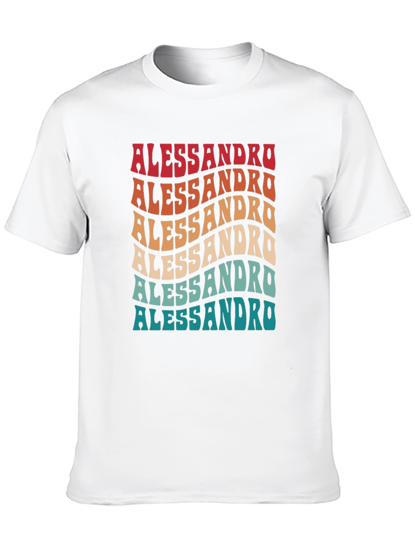 Retro Alessandro Name Tee - Cool Personalized Gift!