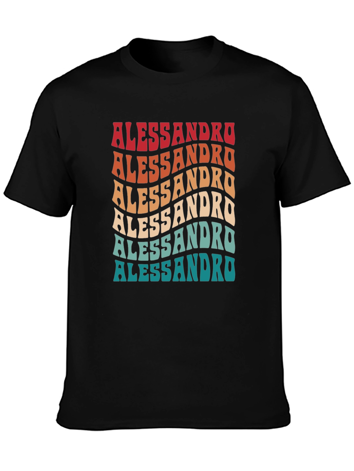 Retro Alessandro Name Tee - Cool Personalized Gift!