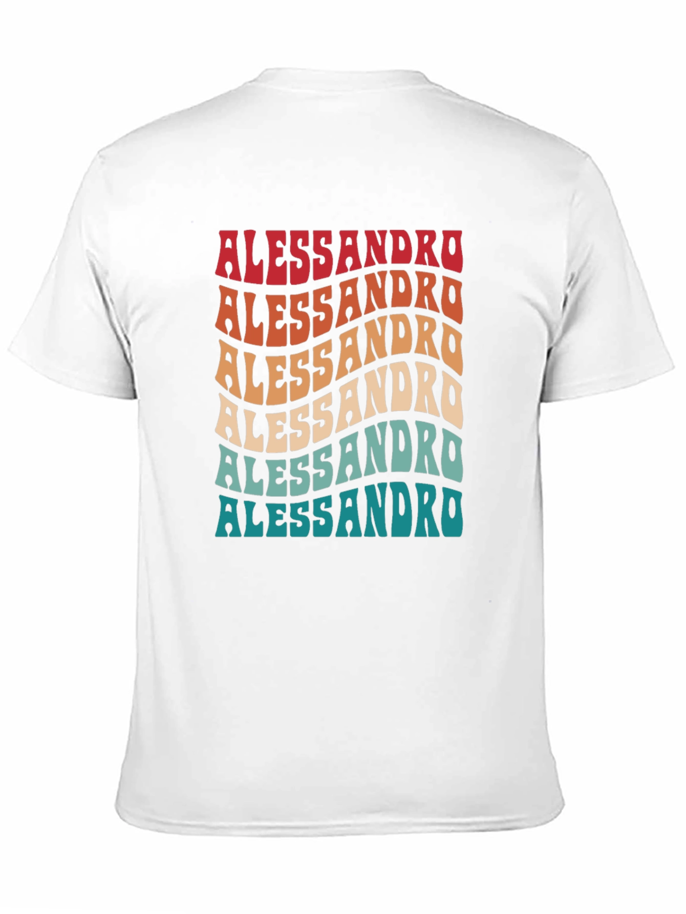 Retro Alessandro Name Tee - Cool Personalized Gift!