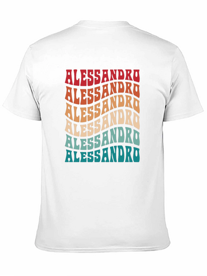 Retro Alessandro Name Tee - Cool Personalized Gift!