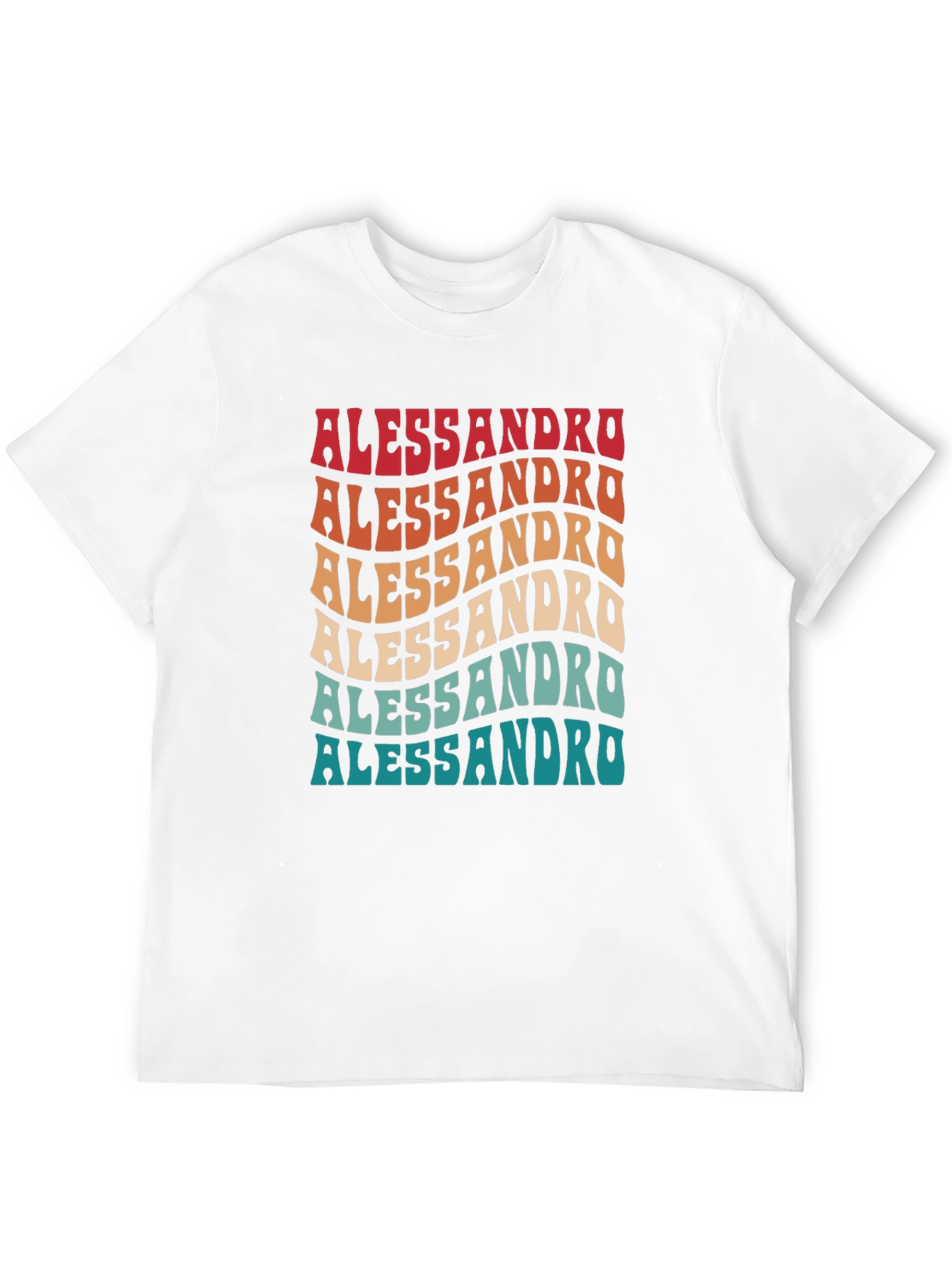 Retro Alessandro Name Tee - Cool Personalized Gift!
