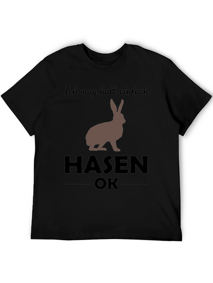 Ich Mag Hasen OK T-Shirt - Funny Rabbit Tee