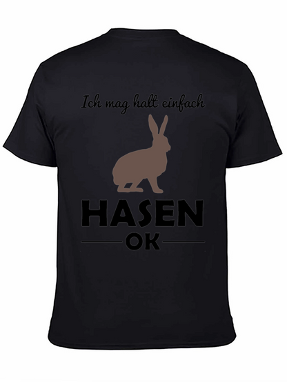 Ich Mag Hasen OK T-Shirt - Funny Rabbit Tee