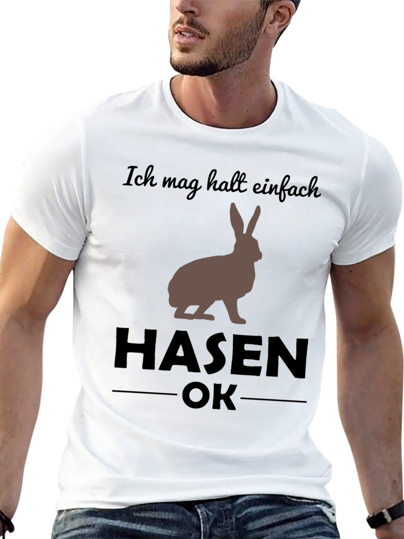 Ich Mag Hasen OK T-Shirt - Funny Rabbit Tee