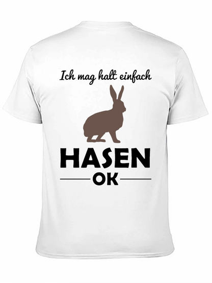 Ich Mag Hasen OK T-Shirt - Funny Rabbit Tee