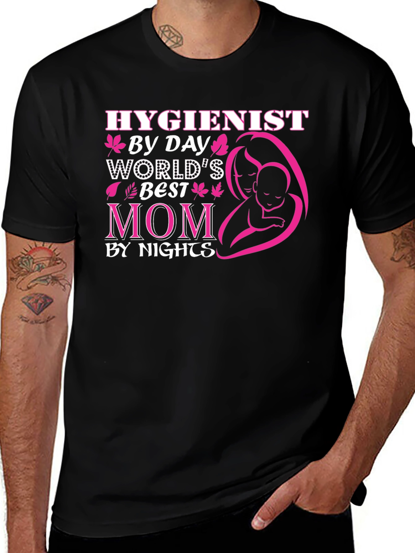 Hygienist Mom Graphic T-Shirt - By Day By Night!