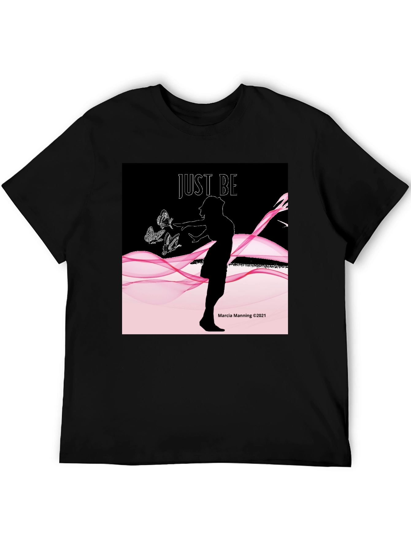 Just Be Womens Graphic Tee - Relaxed Fit