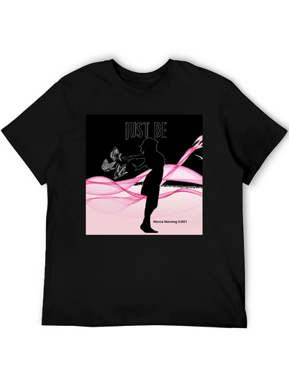 Just Be Womens Graphic Tee - Relaxed Fit