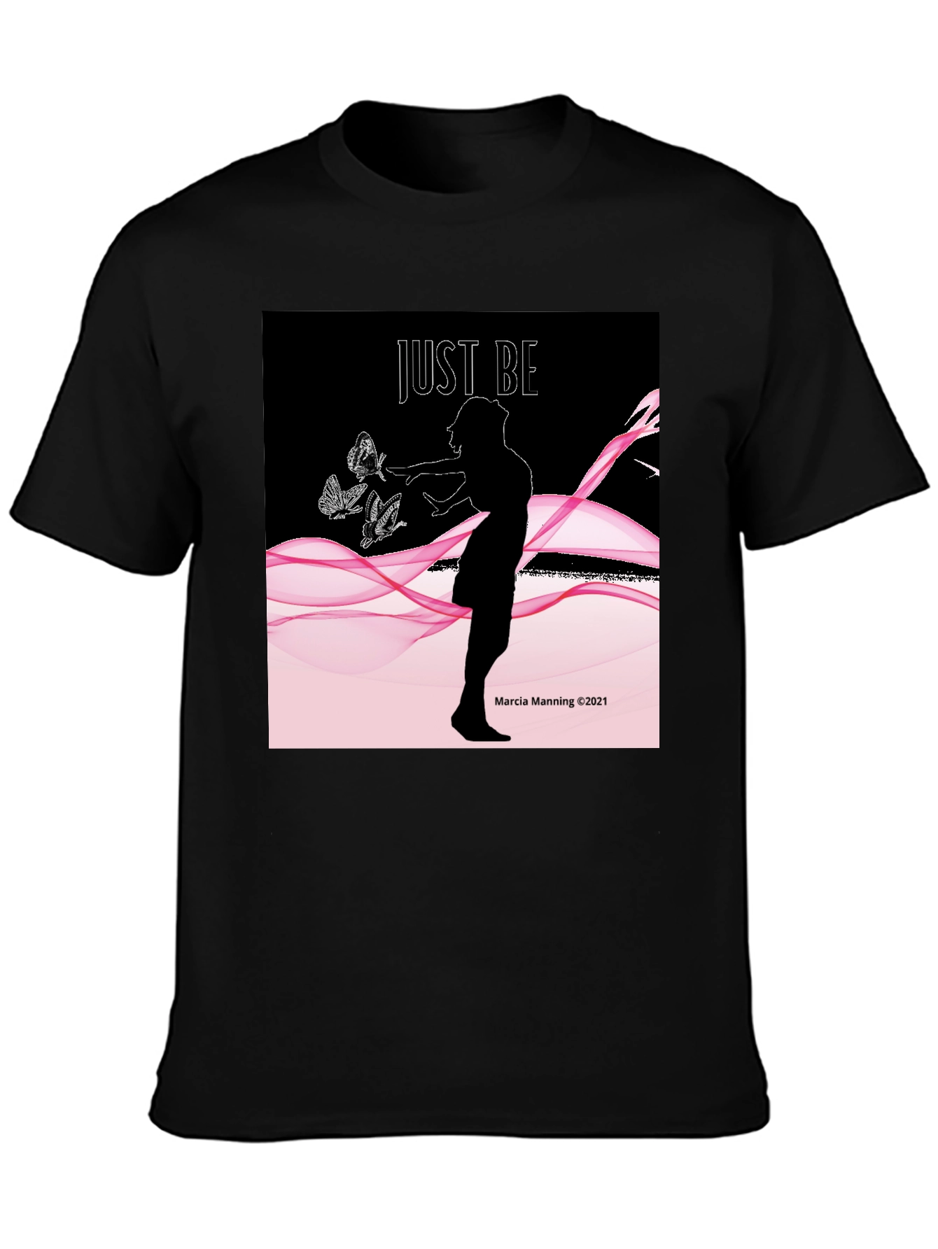 Just Be Womens Graphic Tee - Relaxed Fit