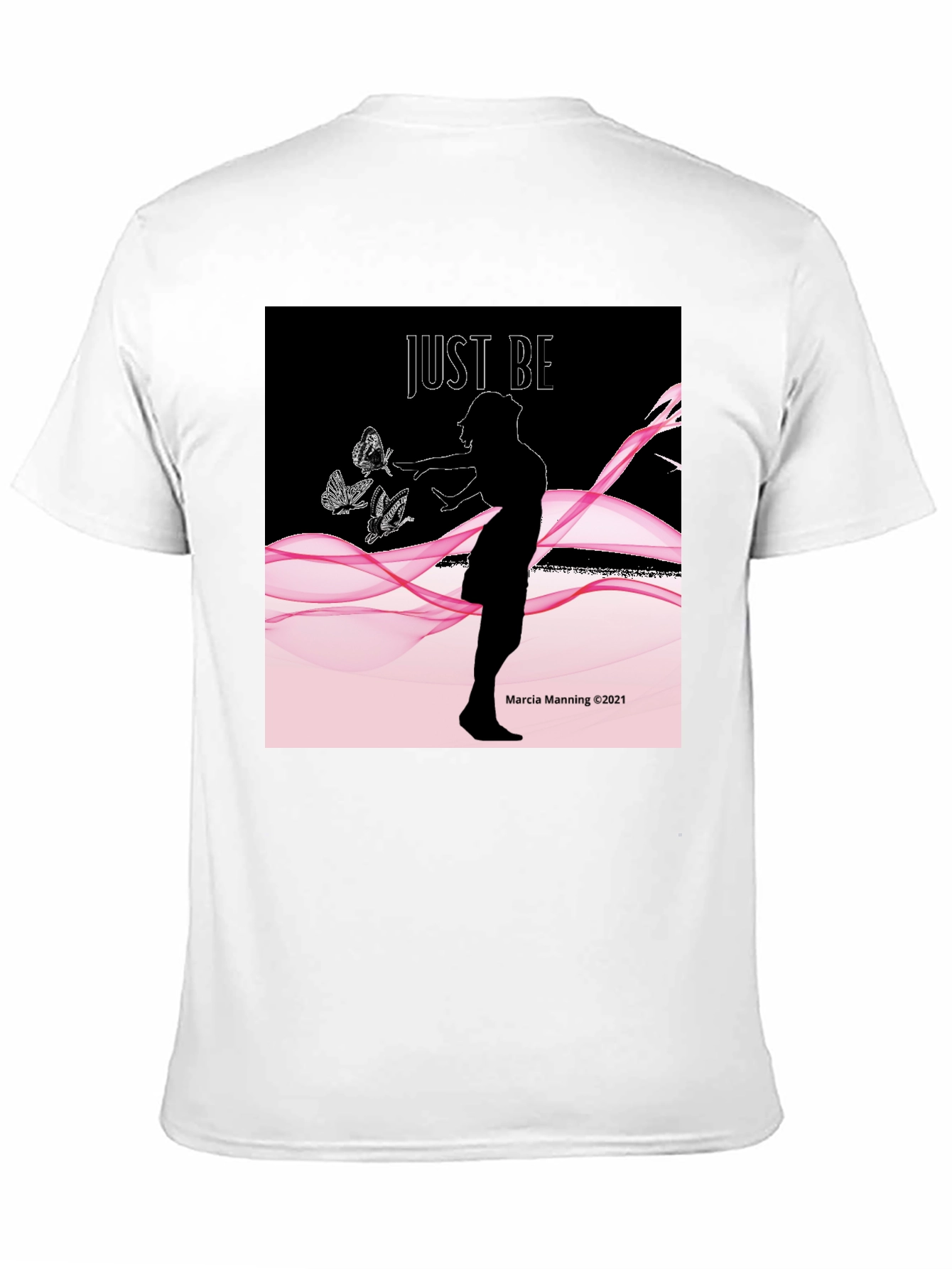 Just Be Womens Graphic Tee - Relaxed Fit