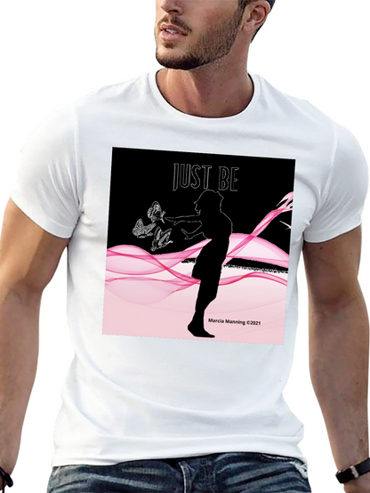 Just Be Womens Graphic Tee - Relaxed Fit