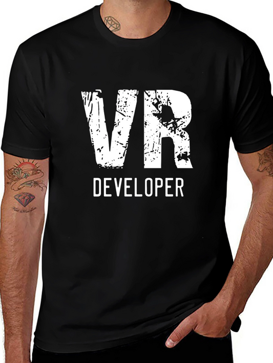 VR Developer Black Graphic Tee