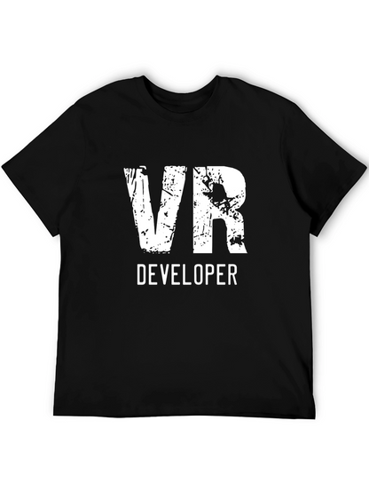 VR Developer Black Graphic Tee