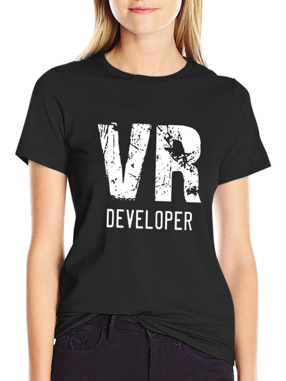 VR Developer Black Graphic Tee