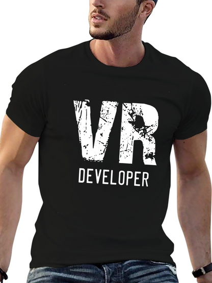 VR Developer Black Graphic Tee