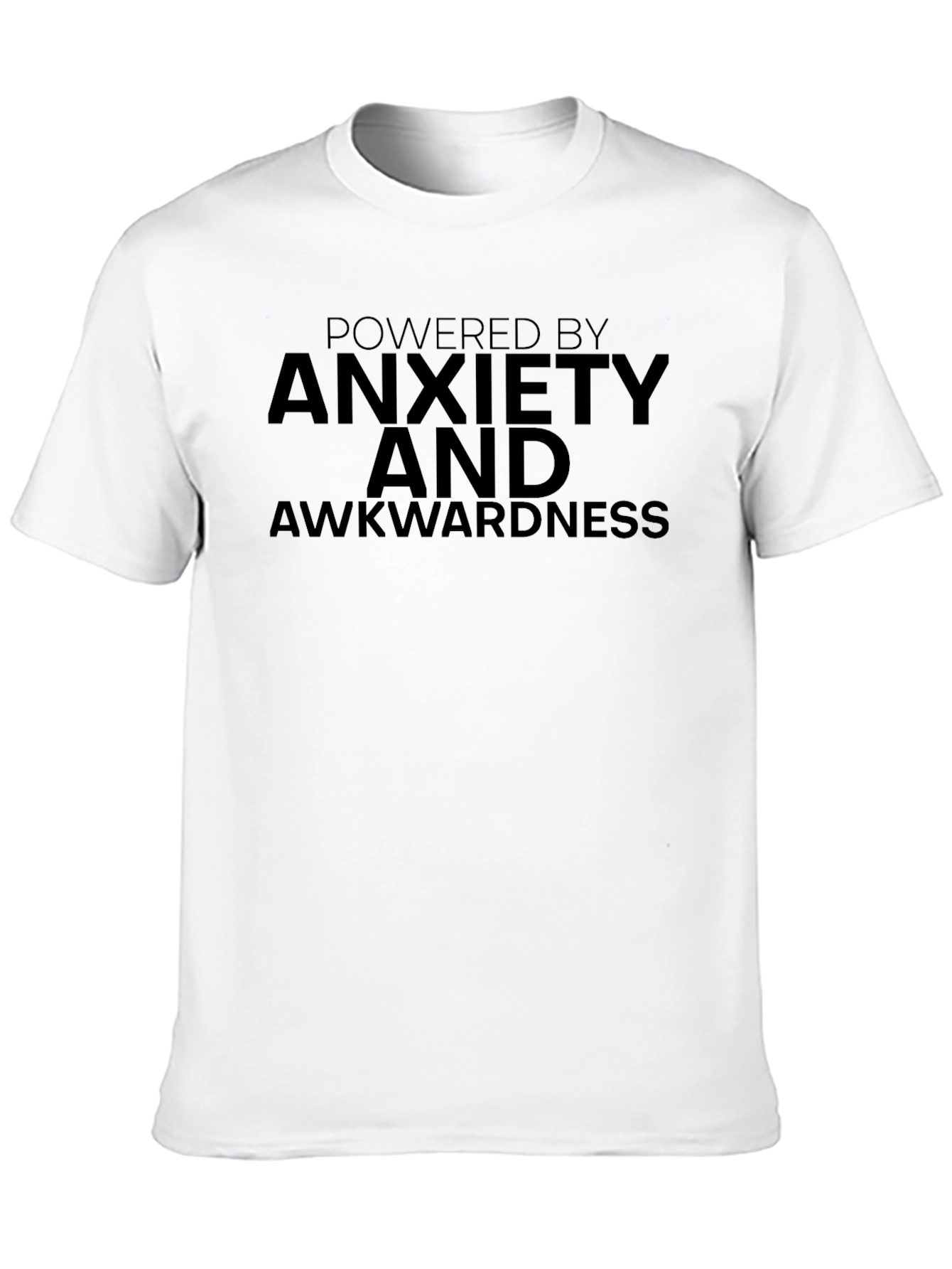 Anxiety & Awkwardness Graphic Tee - Funny Slogan Shirt