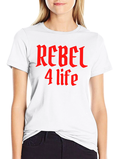 Rebel 4 Life Black T-Shirt - Edgy Style