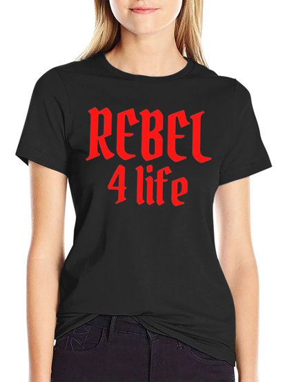 Rebel 4 Life Black T-Shirt - Edgy Style