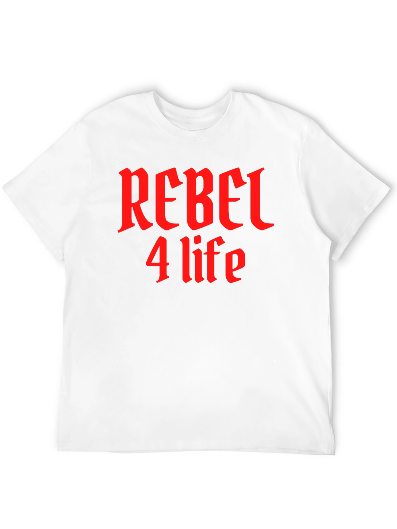 Rebel 4 Life Black T-Shirt - Edgy Style