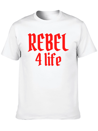 Rebel 4 Life Black T-Shirt - Edgy Style