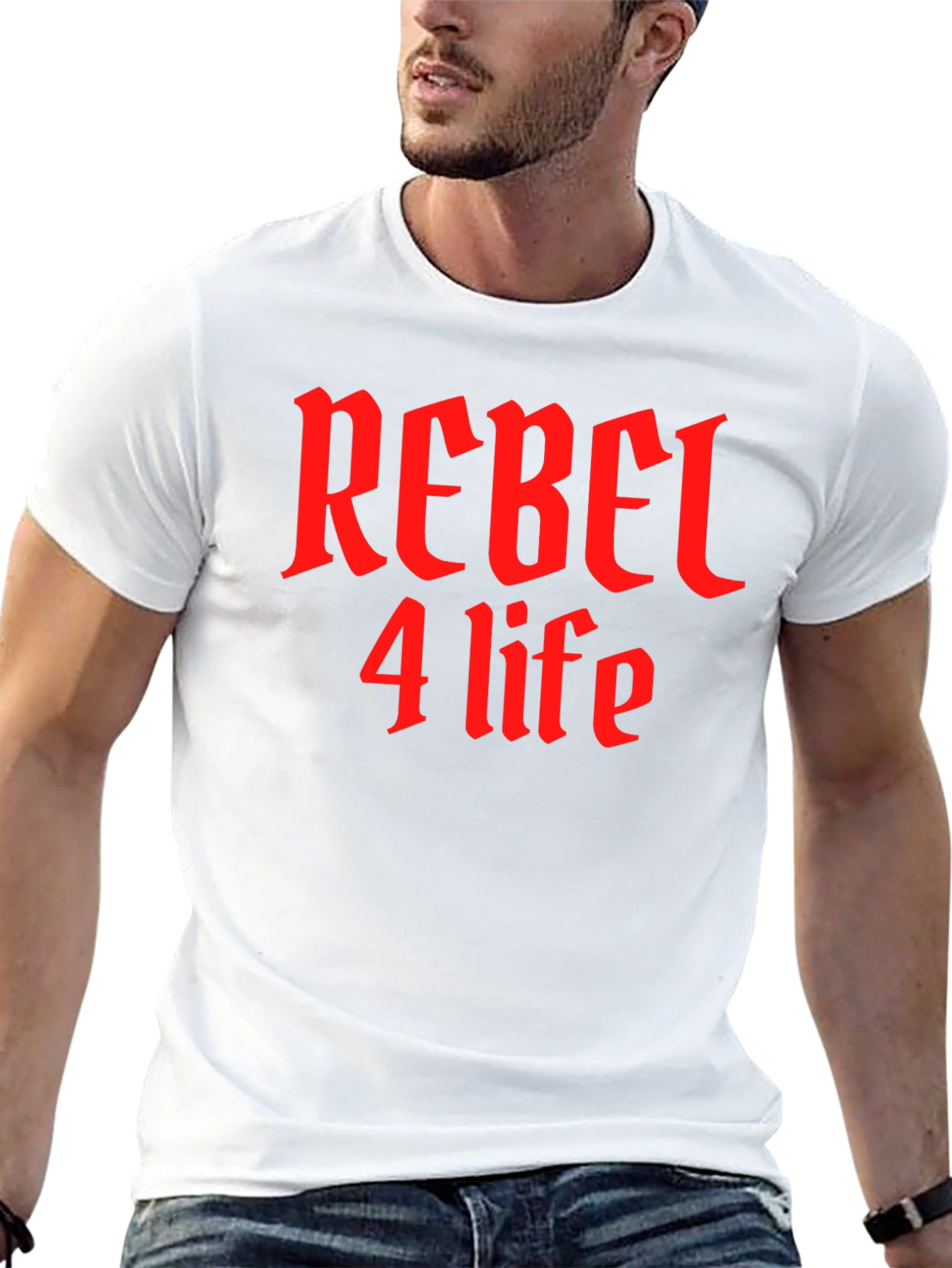 Rebel 4 Life Black T-Shirt - Edgy Style