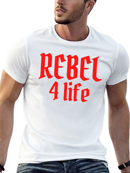Rebel 4 Life Black T-Shirt - Edgy Style