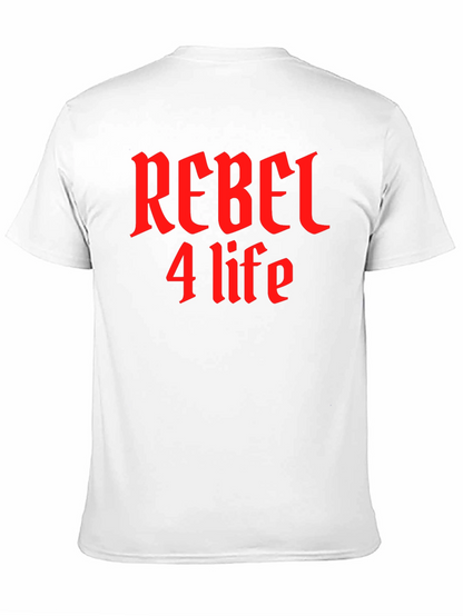 Rebel 4 Life Black T-Shirt - Edgy Style