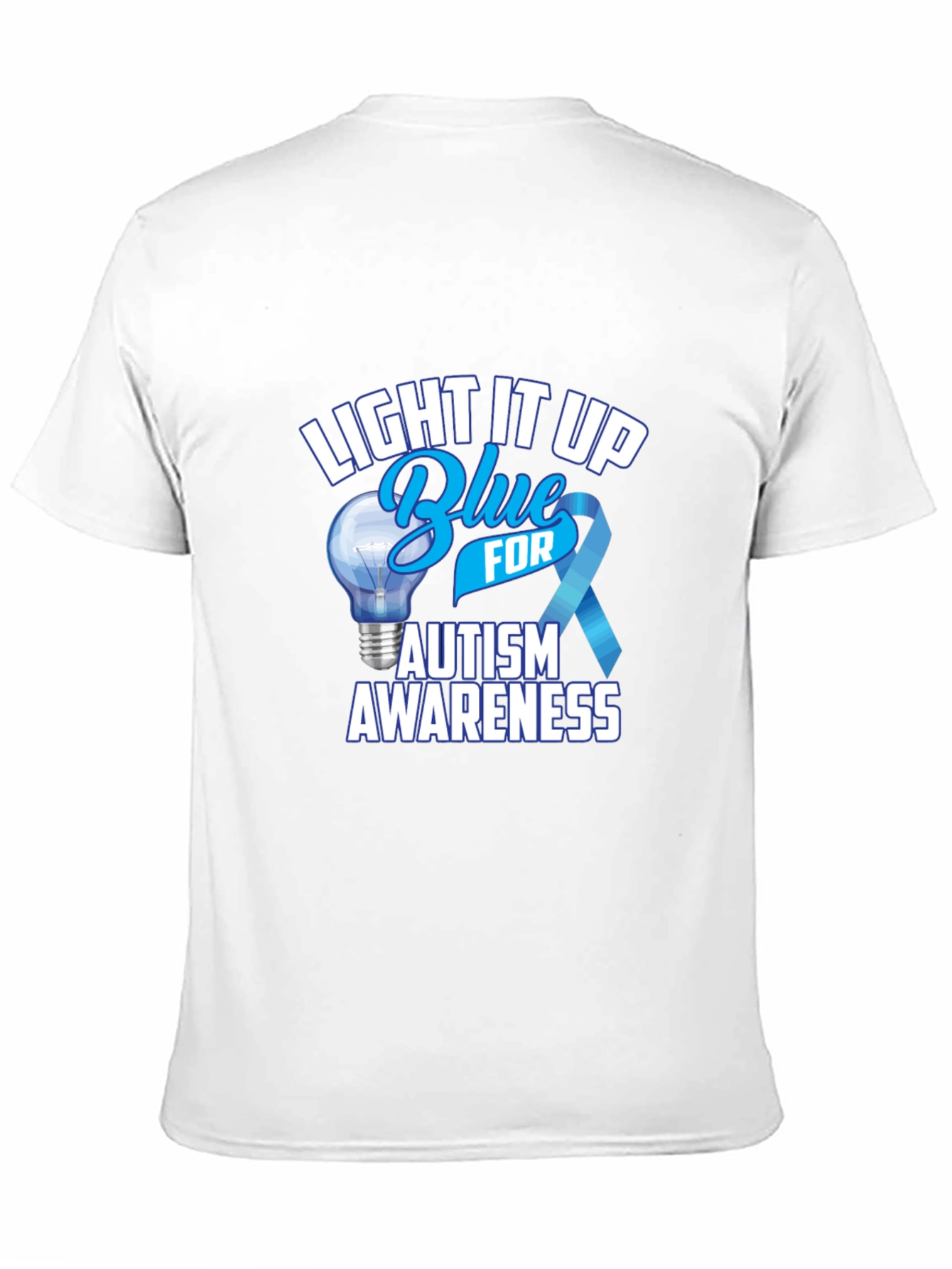 Autism Awareness T-Shirt - Light It Up Blue