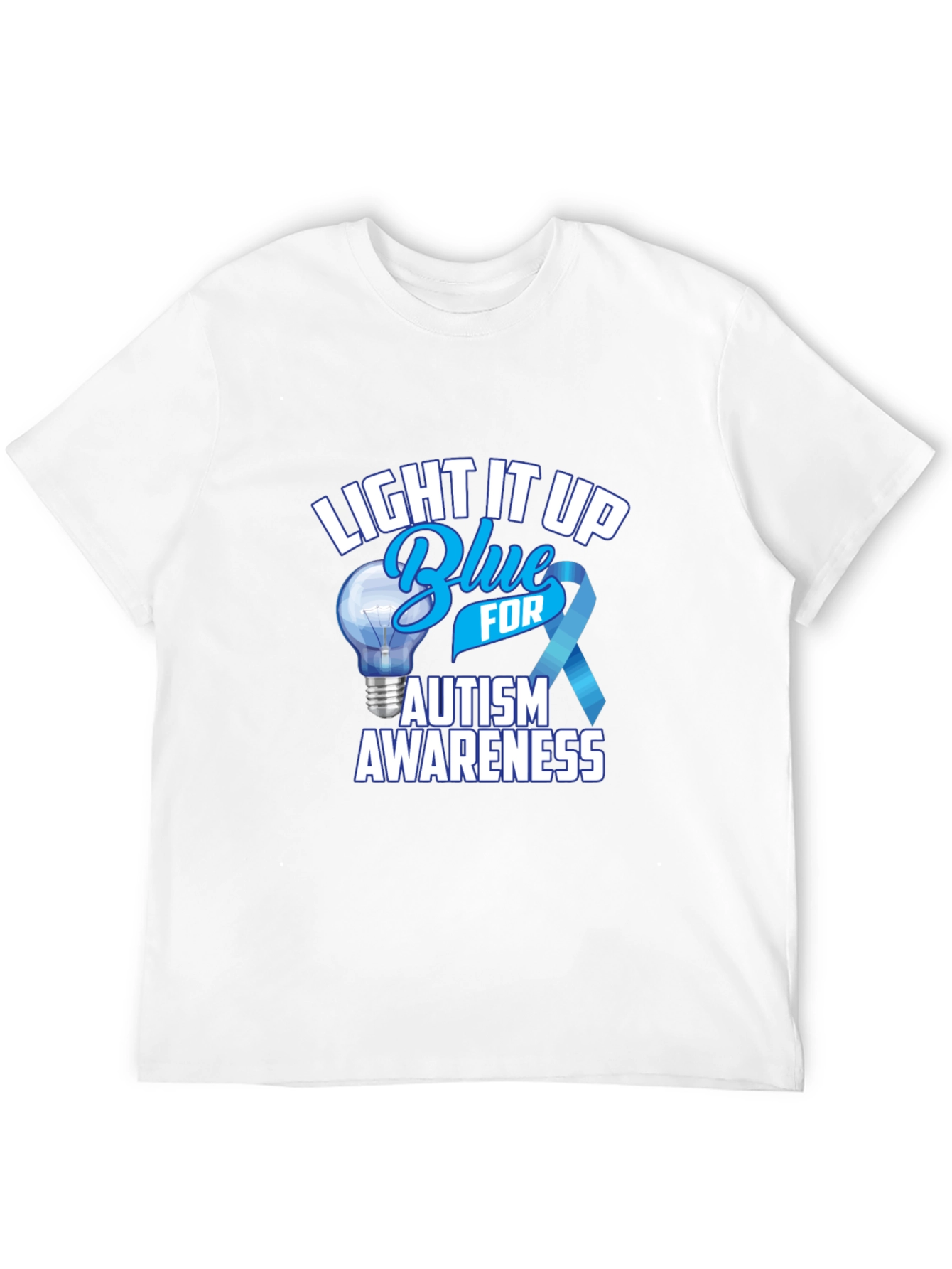 Autism Awareness T-Shirt - Light It Up Blue