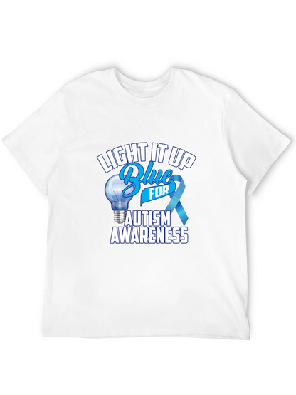 Autism Awareness T-Shirt - Light It Up Blue