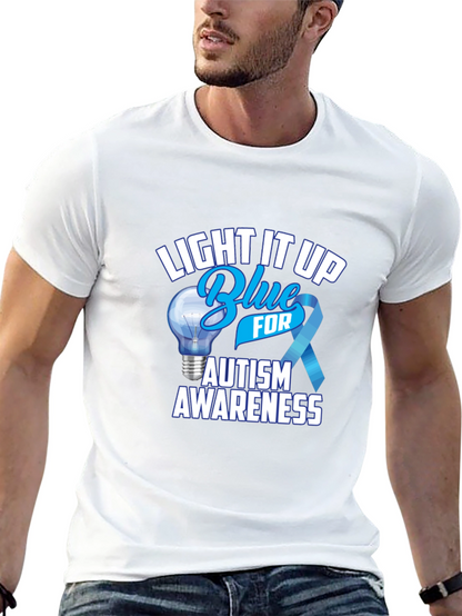 Autism Awareness T-Shirt - Light It Up Blue