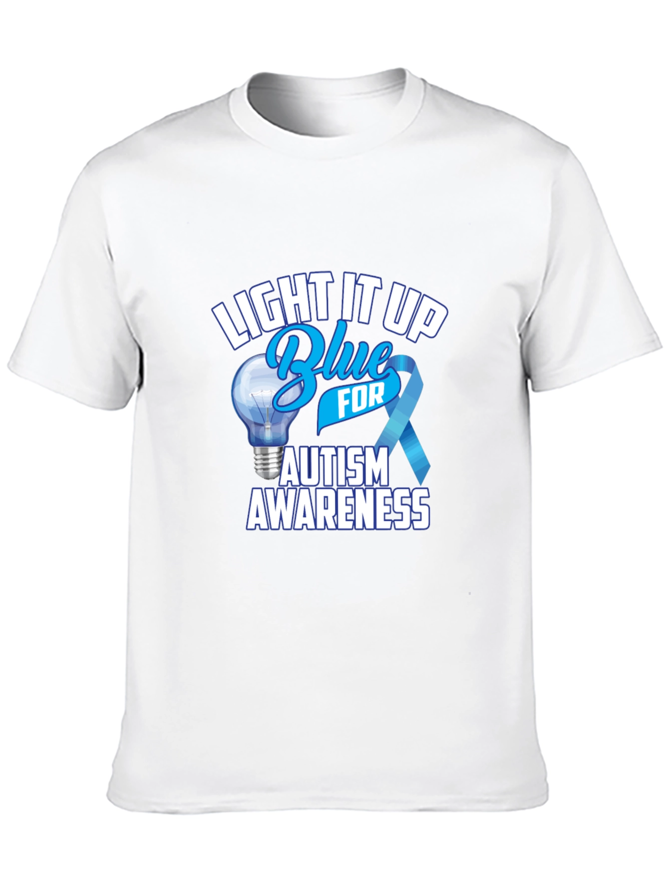 Autism Awareness T-Shirt - Light It Up Blue