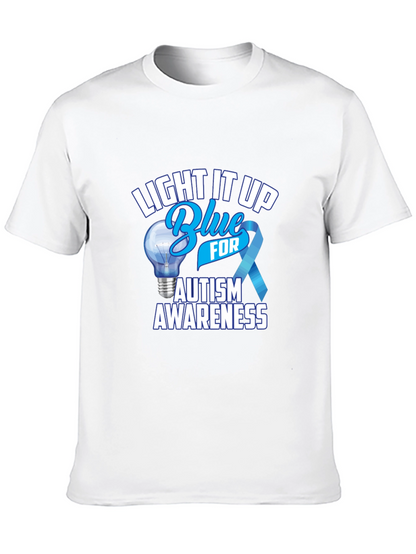 Autism Awareness T-Shirt - Light It Up Blue