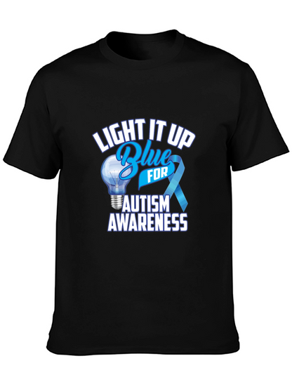 Autism Awareness T-Shirt - Light It Up Blue