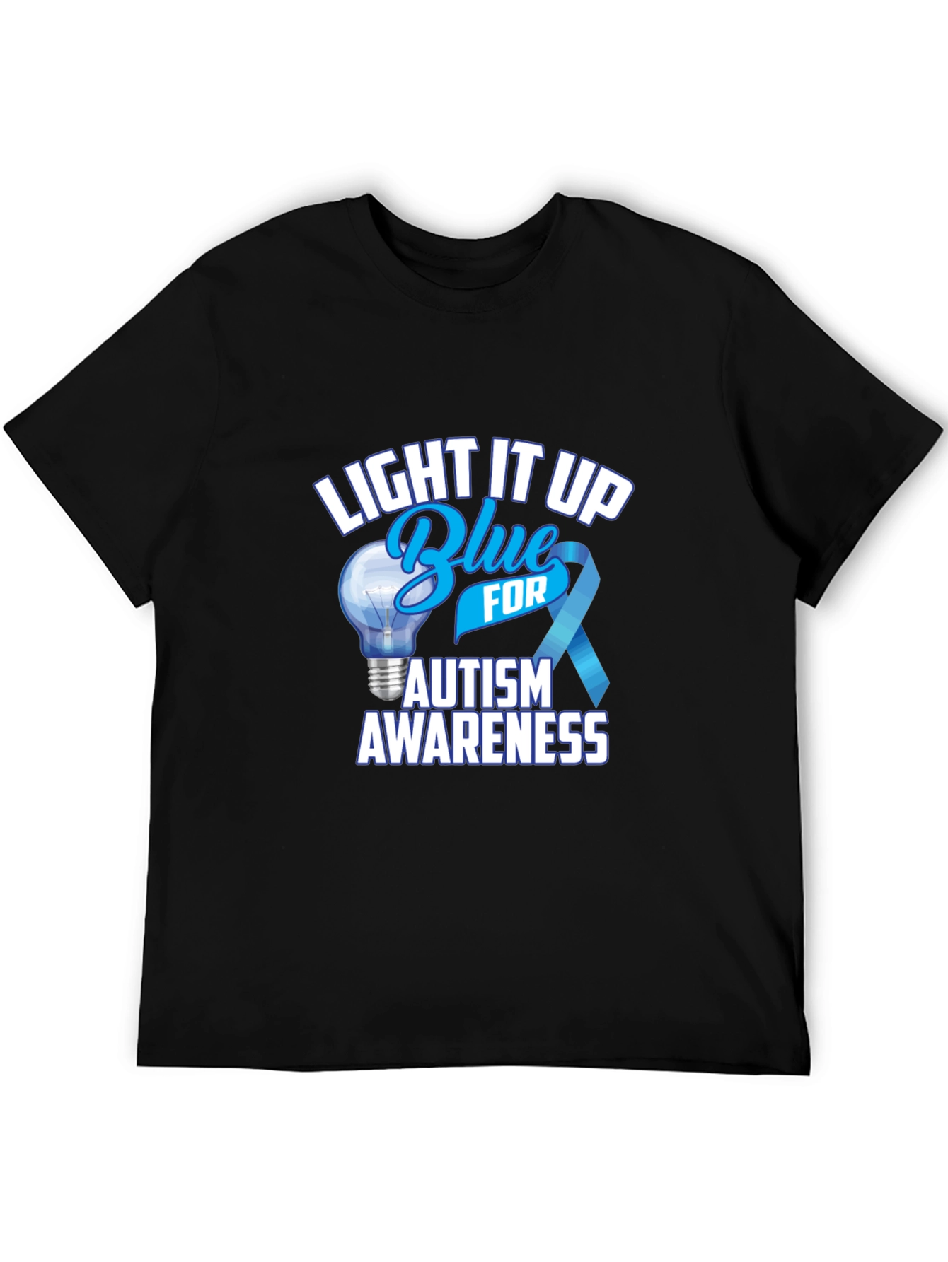 Autism Awareness T-Shirt - Light It Up Blue