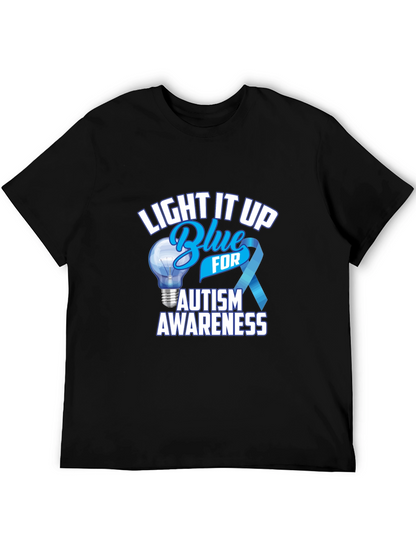 Autism Awareness T-Shirt - Light It Up Blue