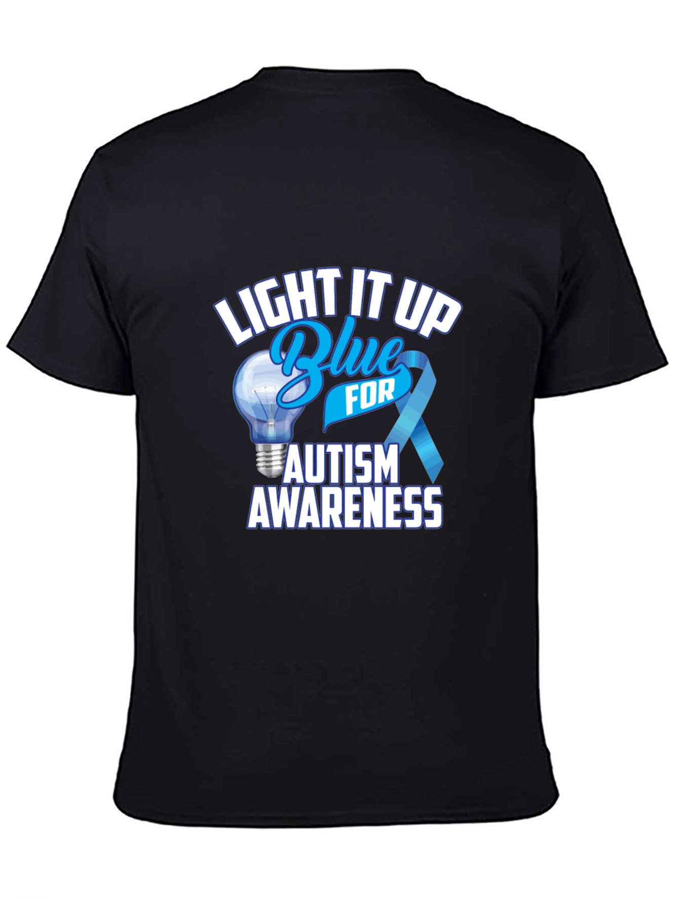 Autism Awareness T-Shirt - Light It Up Blue