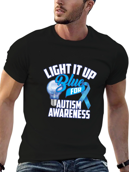 Autism Awareness T-Shirt - Light It Up Blue