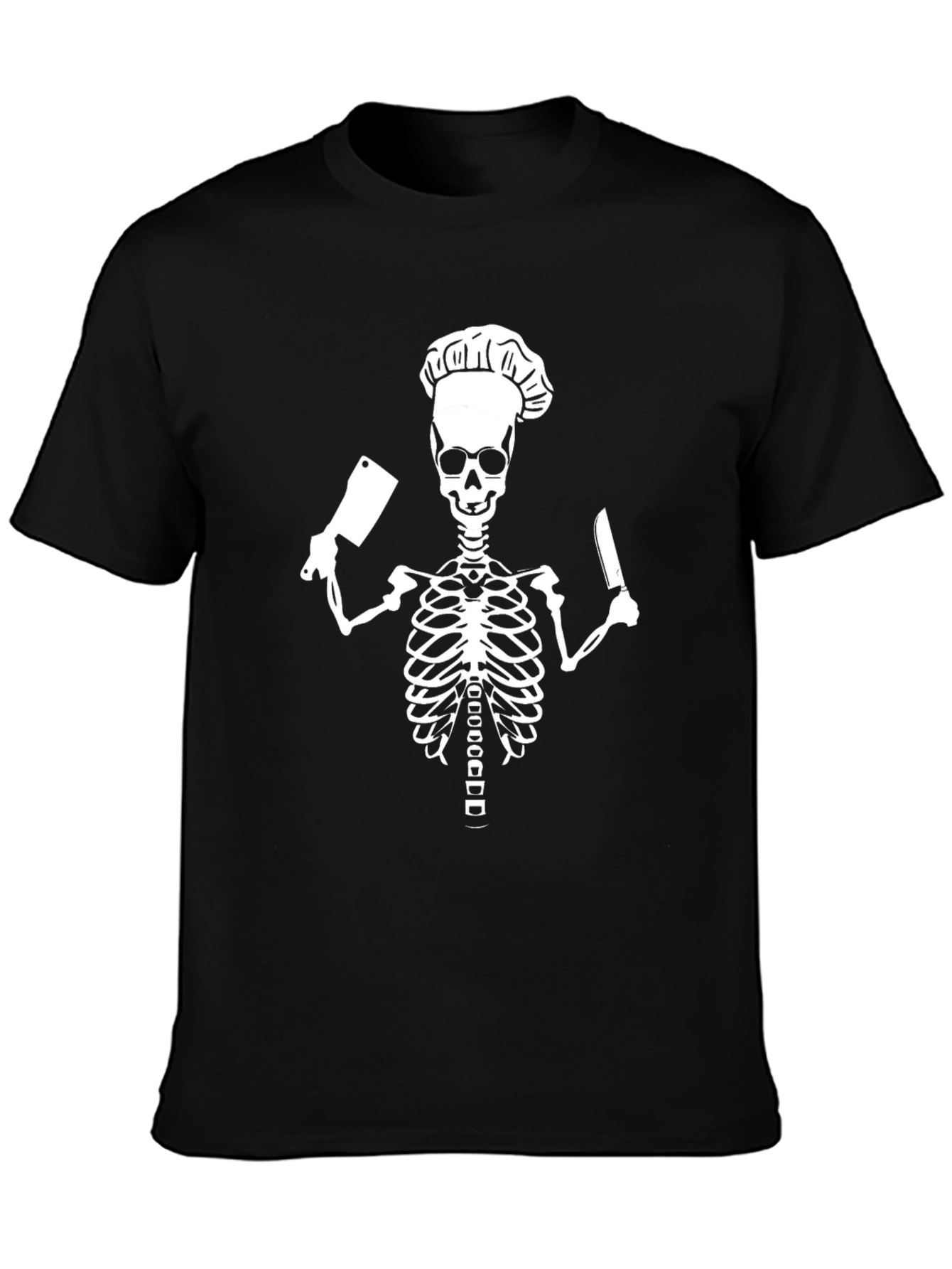 Chef Skeleton Graphic T-Shirt