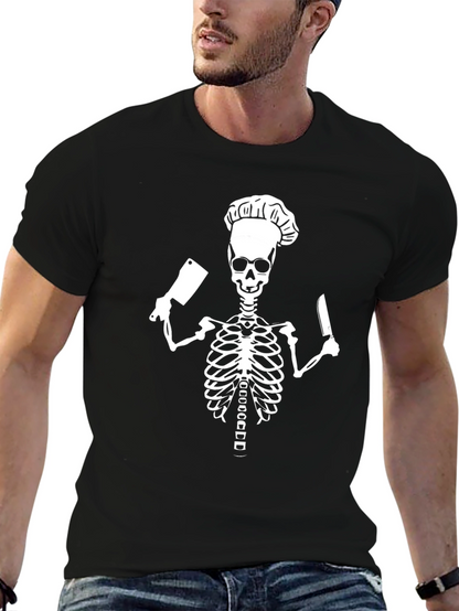 Chef Skeleton Graphic T-Shirt