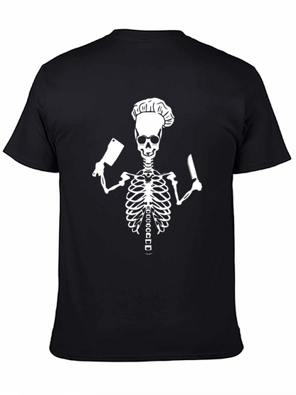 Chef Skeleton Graphic T-Shirt